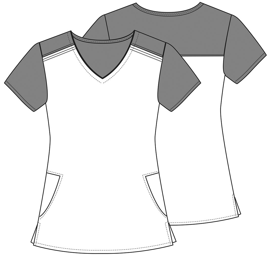 PFA Filipina Mujer Cherokee Tooniforms Mod.TF639MKUW Mickey Mimi