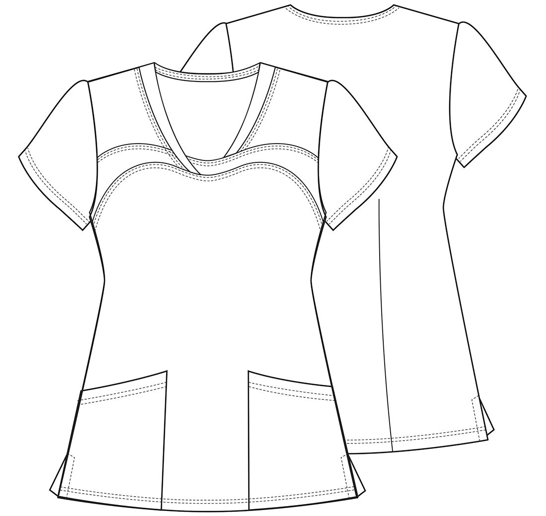 PFA Filipina Mujer Cherokee Tooniforms Mod.TF641PRWB Princesas