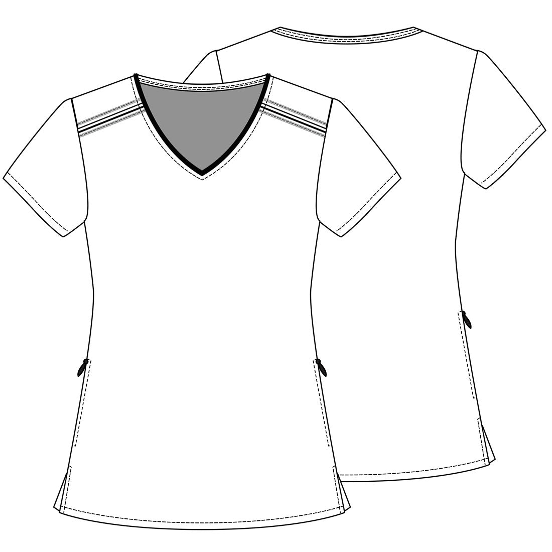 PFA Filipina Mujer Cherokee Tooniforms Mod.TF690LHYW Stitch