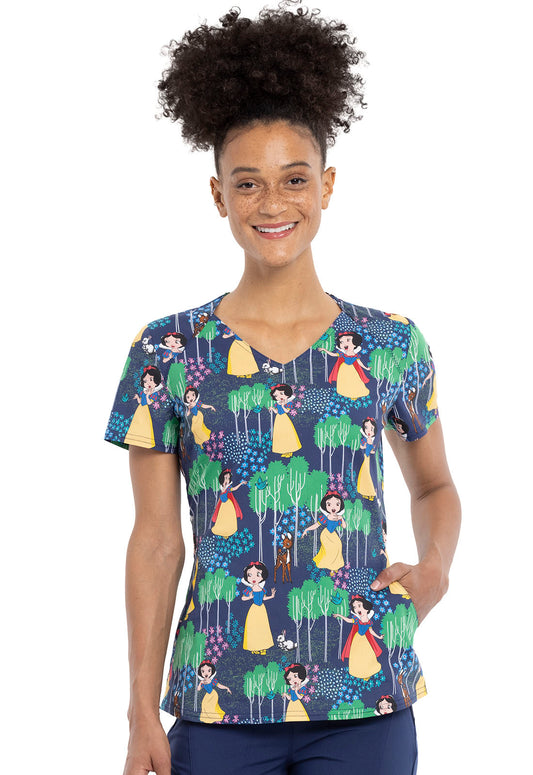 PFA Filipina Mujer Cherokee Tooniforms Mod.TF732SNNF Blanca Nieves