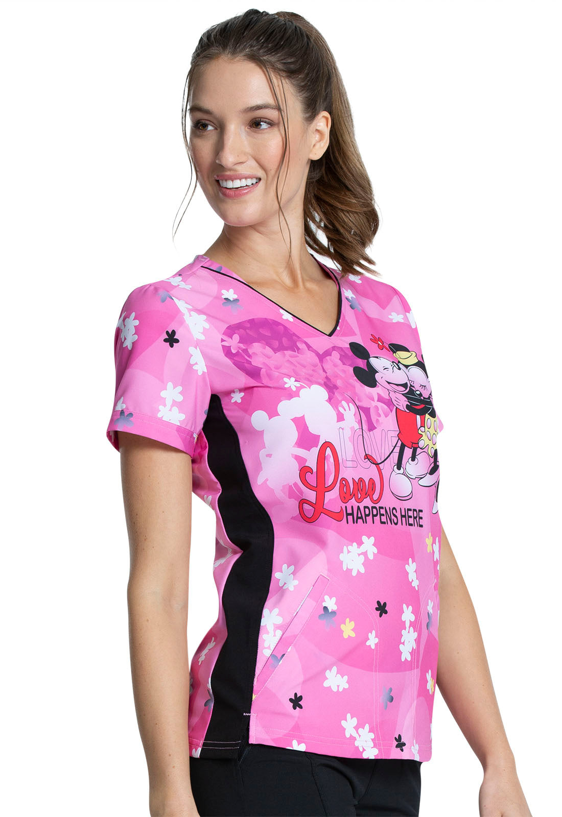 PFA Filipina Mujer Cherokee Tooniforms Mod.TF747MKLH Mickey Mimi