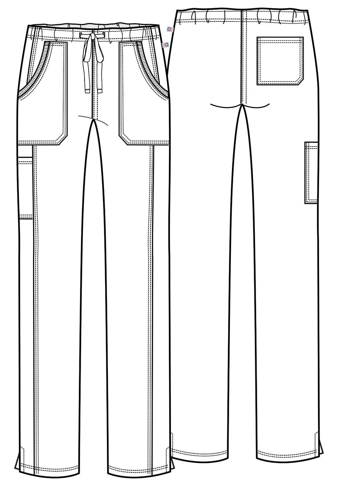 Conj. Mujer Cherokee Revol. Tech Mod.WW770AB/WW235AB Eggplant