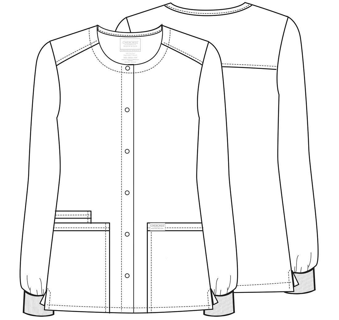 Exist. Cubrepolvos Mujer Cherokee Prof. Mod.WW340 White