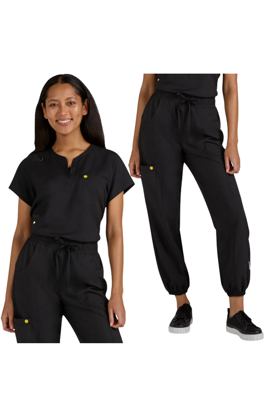 Conj. Mujer Koi X Smiley World Ecstatic / Jolly Jogger Black