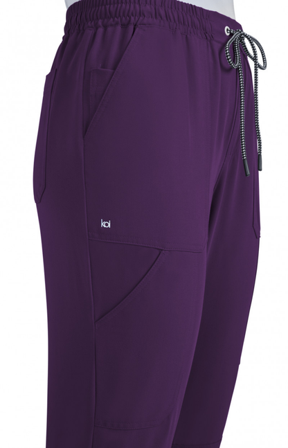 FALL25 Pantalón Mujer Koi Next Gen Mod. Good Vibe Eggplant
