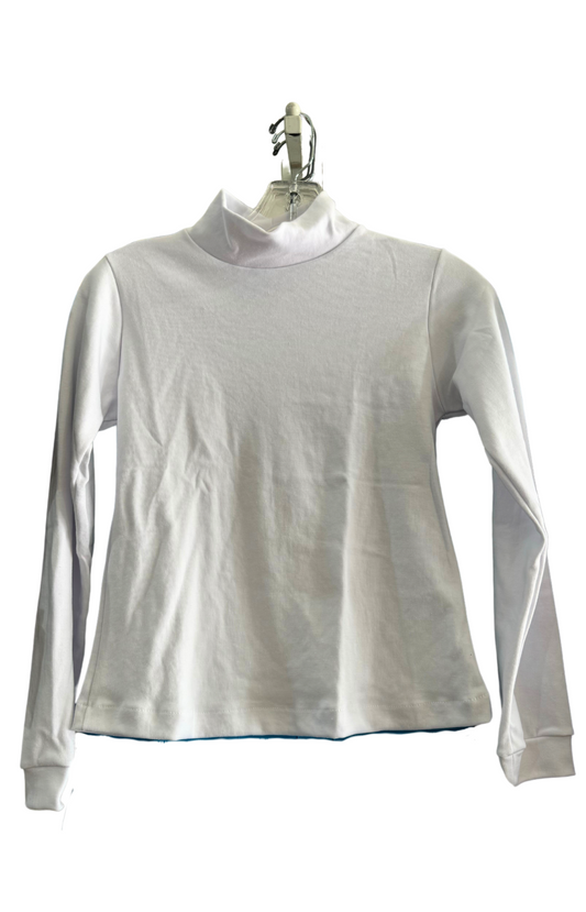 Blusa Mujer Cuello Tortuga Blanca