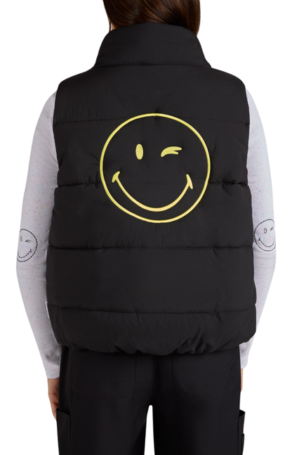 Chaleco Mujer Koi X Smiley World Mod. Delighted Black