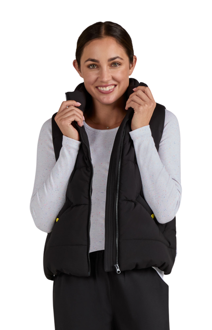 Chaleco Mujer Koi X Smiley World Mod. Delighted Black