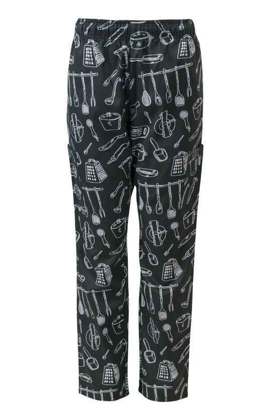 Pantalón Unisex Chef Code Con Jareta y 5 Bolsas Pots & Pans