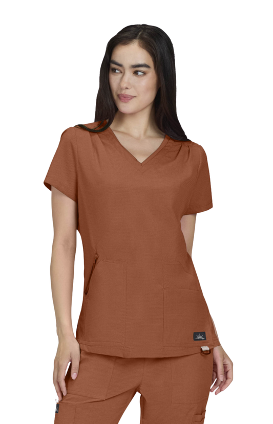 Filipina Mujer Koi Solis Mod. Sari Dark Copper
