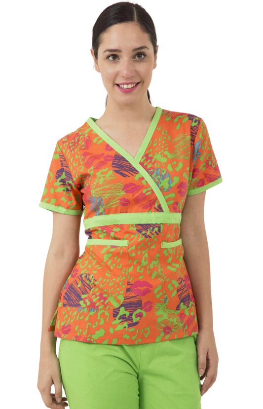 OUT Filipina Mujer Lakhanii Estampada Mod.3120 Lipstick Jungle Coral