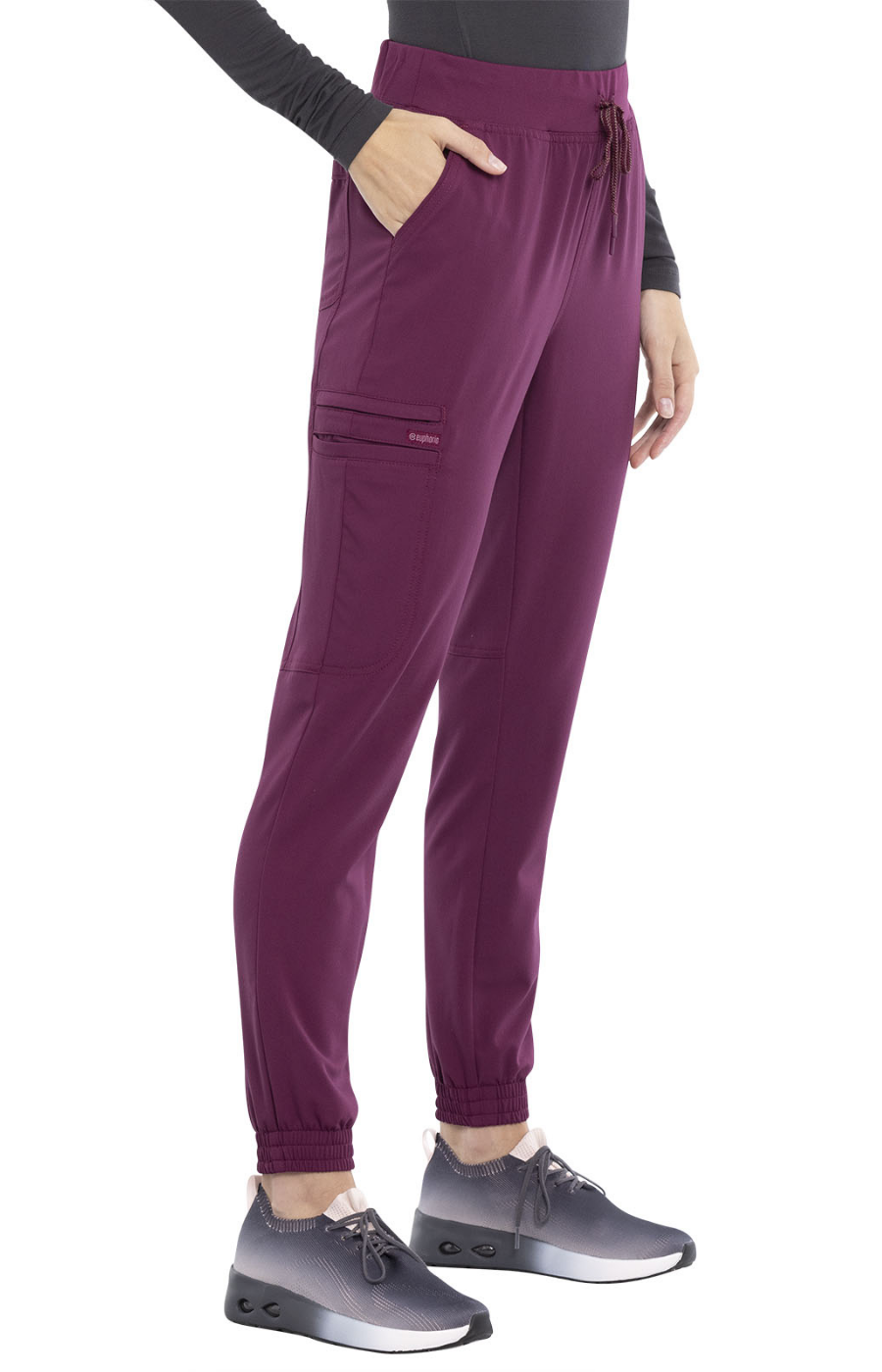 Conj. Mujer Cherokee Euphoria Mod.CK788A / CK260A Wine JOGGER