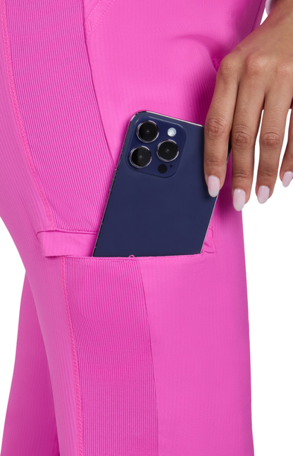 FALL25 Pantalón Koi Lite Mujer Mod. Chessa Hibiscus Pink