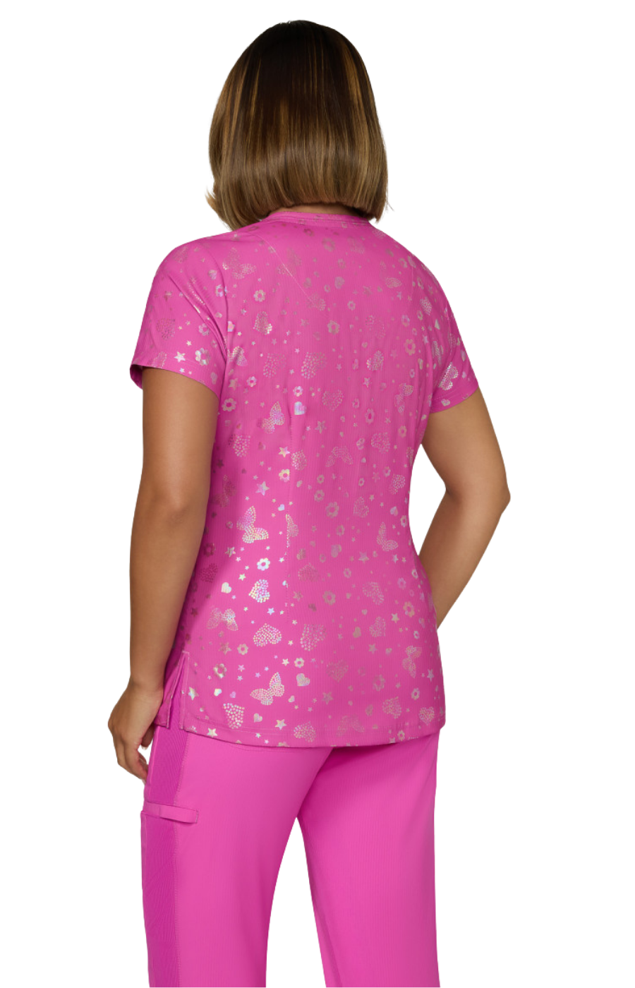 FALL25 Filipina Mujer Koi Lite Mod. Velora Iridescent Light Bright Hibiscus Pink