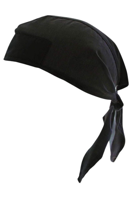 Gorro Unisex tipo Paliacate Chef Code Negro
