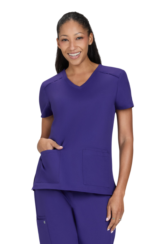 FALL25 Conj. Mujer Koi Cureology Mod. Cardi/Atria Grape