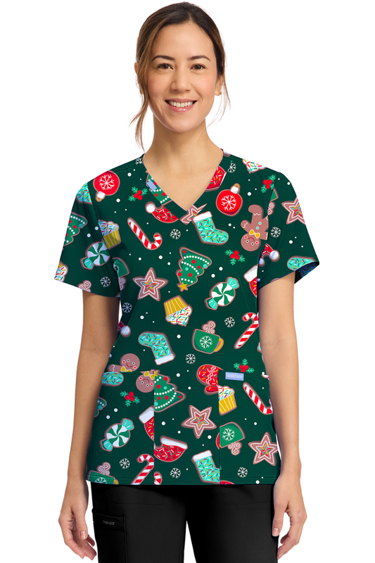 Filipina Mujer Cherokee Prints Navidad Mod. CK856 WFSA Waiting For Santa