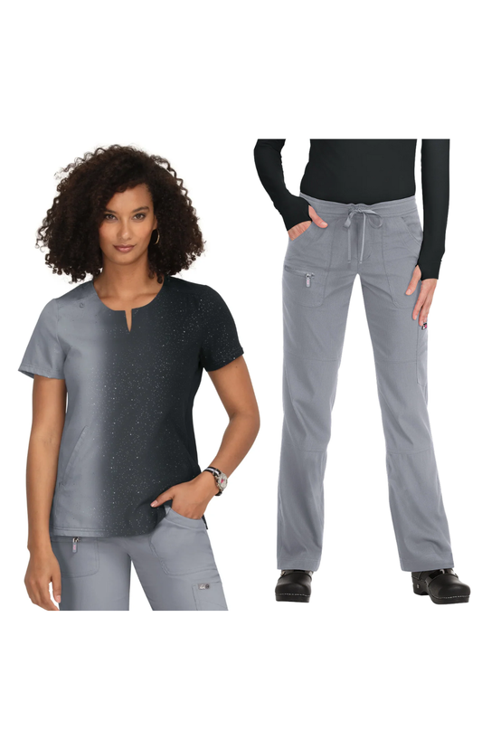 Conj. Mujer Koi Lite Mujer Balance Vertical Sparkle Platinum / Peace Platinum Grey