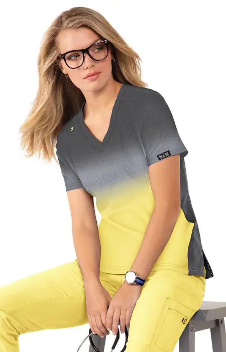Conj. Mujer Koi Basics Mujer Cali / Caroline Heather Charcoal Sunshine