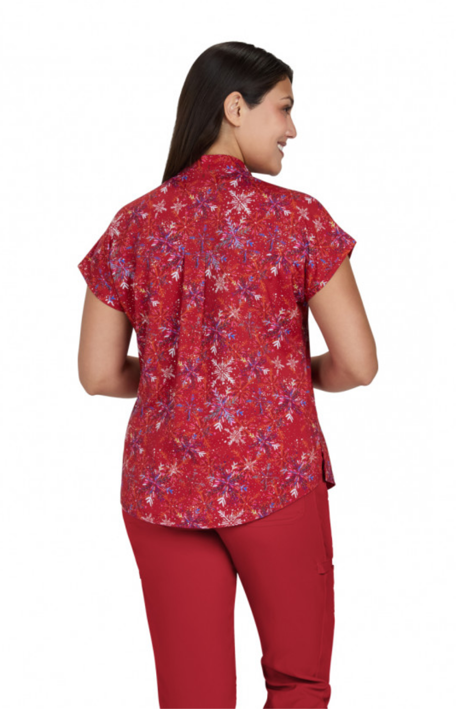 FALL25 Filipina Mujer Koi Artist Series Estampada Mod. Ari Etta Vee Snowflakes