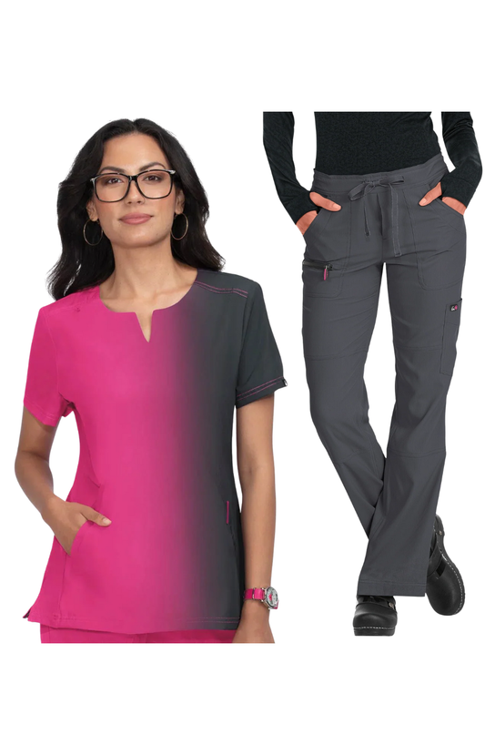 Conj. Mujer Koi Lite Mujer Balance Flamingo Charcoal / Peace Charcoal