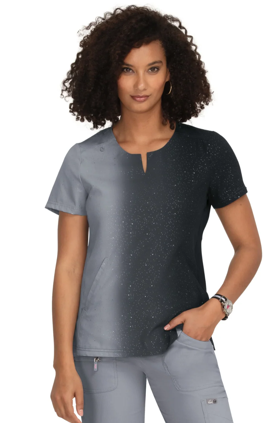 Conj. Mujer Koi Lite Mujer Balance Vertical Sparkle Platinum / Peace Platinum Grey