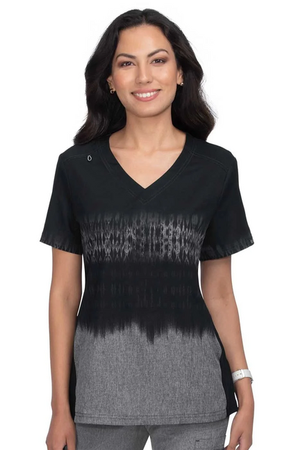 Filipina Mujer Koi Basics Mod. Cali Tie Dye Black Heather Grey