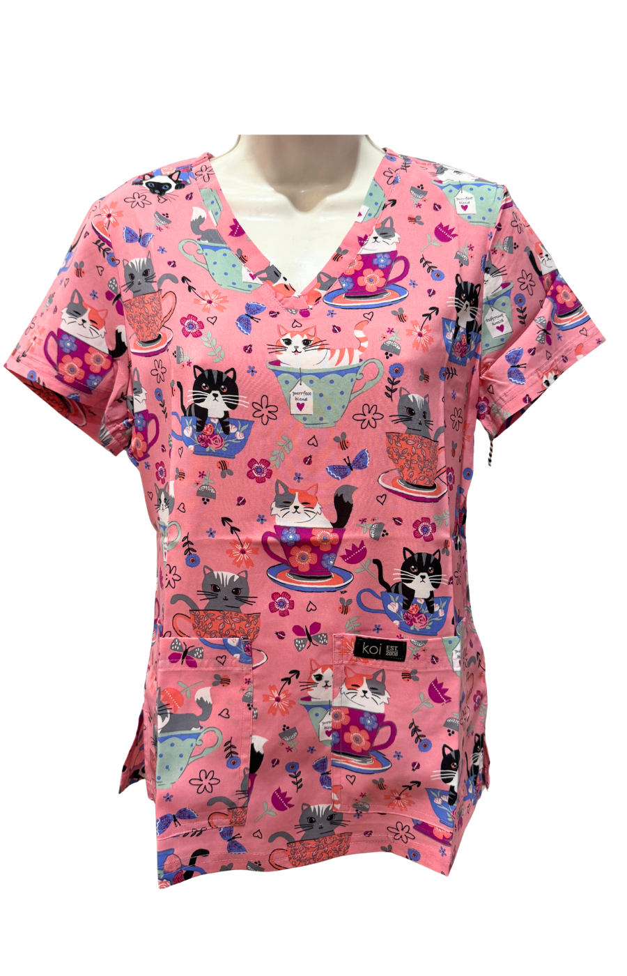 Filipina Mujer Koi Basics Estampada Mod. Leslie Teacup Kitty