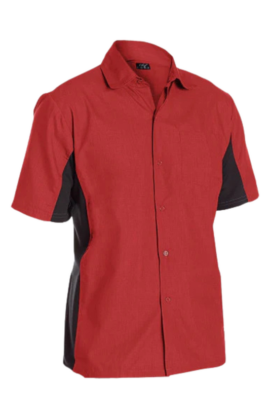 Camisa Unisex Chef Code Mod. Cool Breeze Red / Black