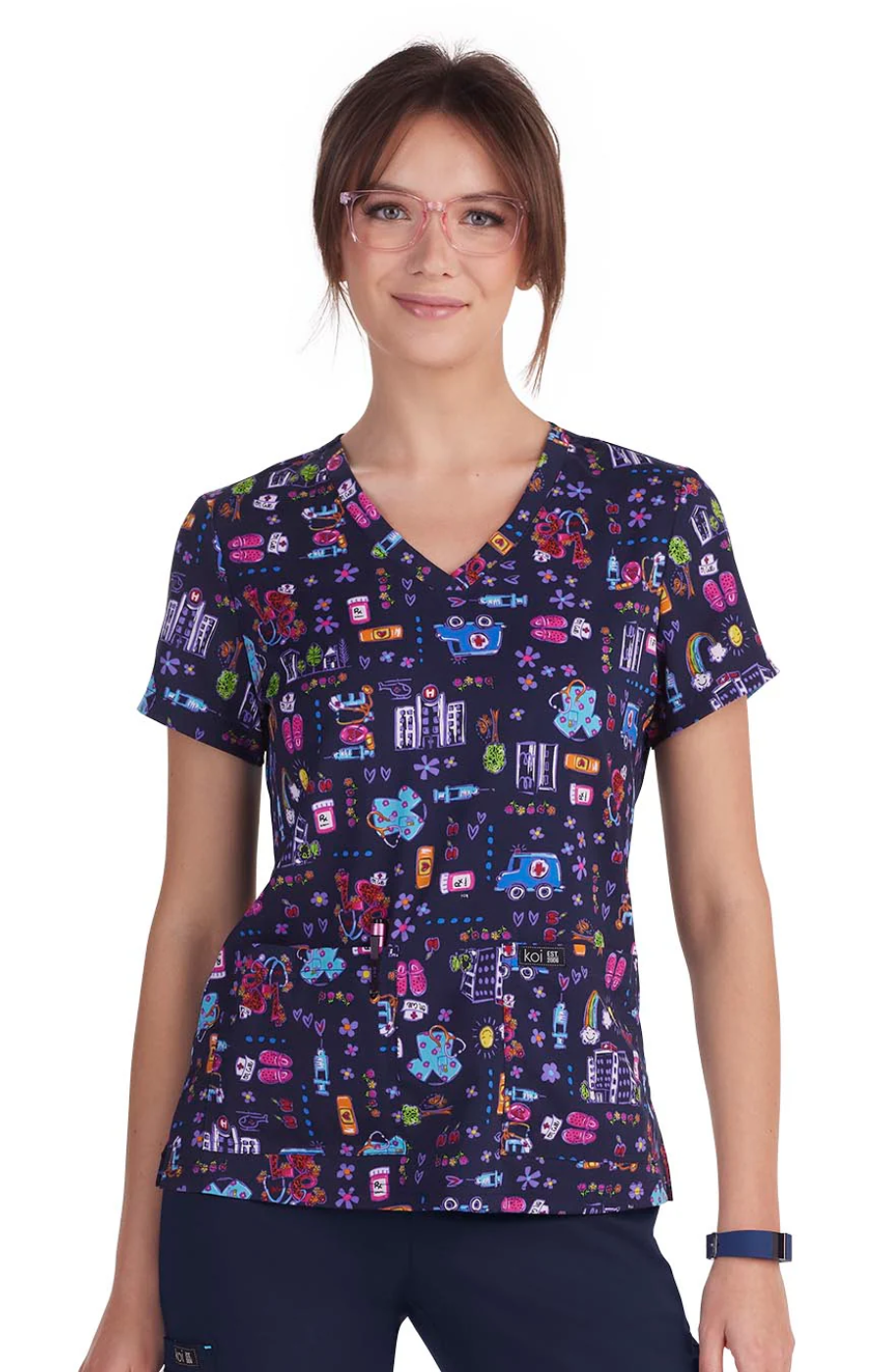 Filipina Mujer Koi Basics Estampada Mod. Leslie City On Call