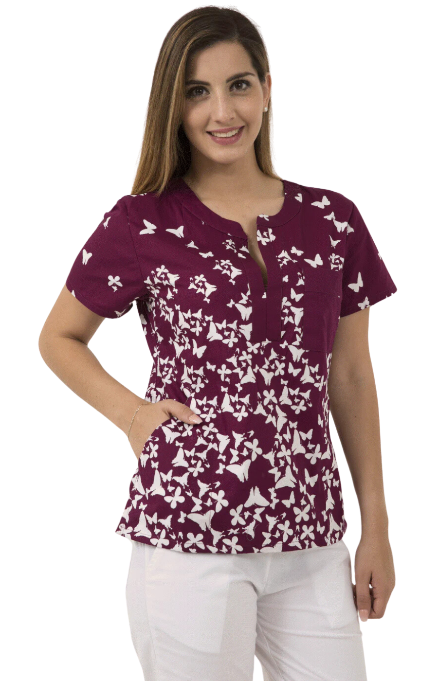 OUT Filipina Mujer Lakhanii Estampada Mod.3454 Butterfly Wine