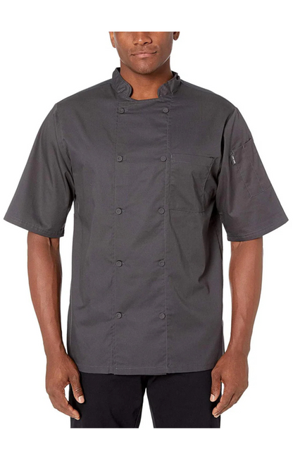 Filipina Unisex Chef Code Mod. Cool Breeze Espalda Ventilada Heather Charcoal