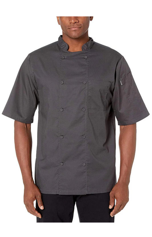 Filipina Unisex Chef Code Mod. Cool Breeze Espalda Ventilada Heather Charcoal