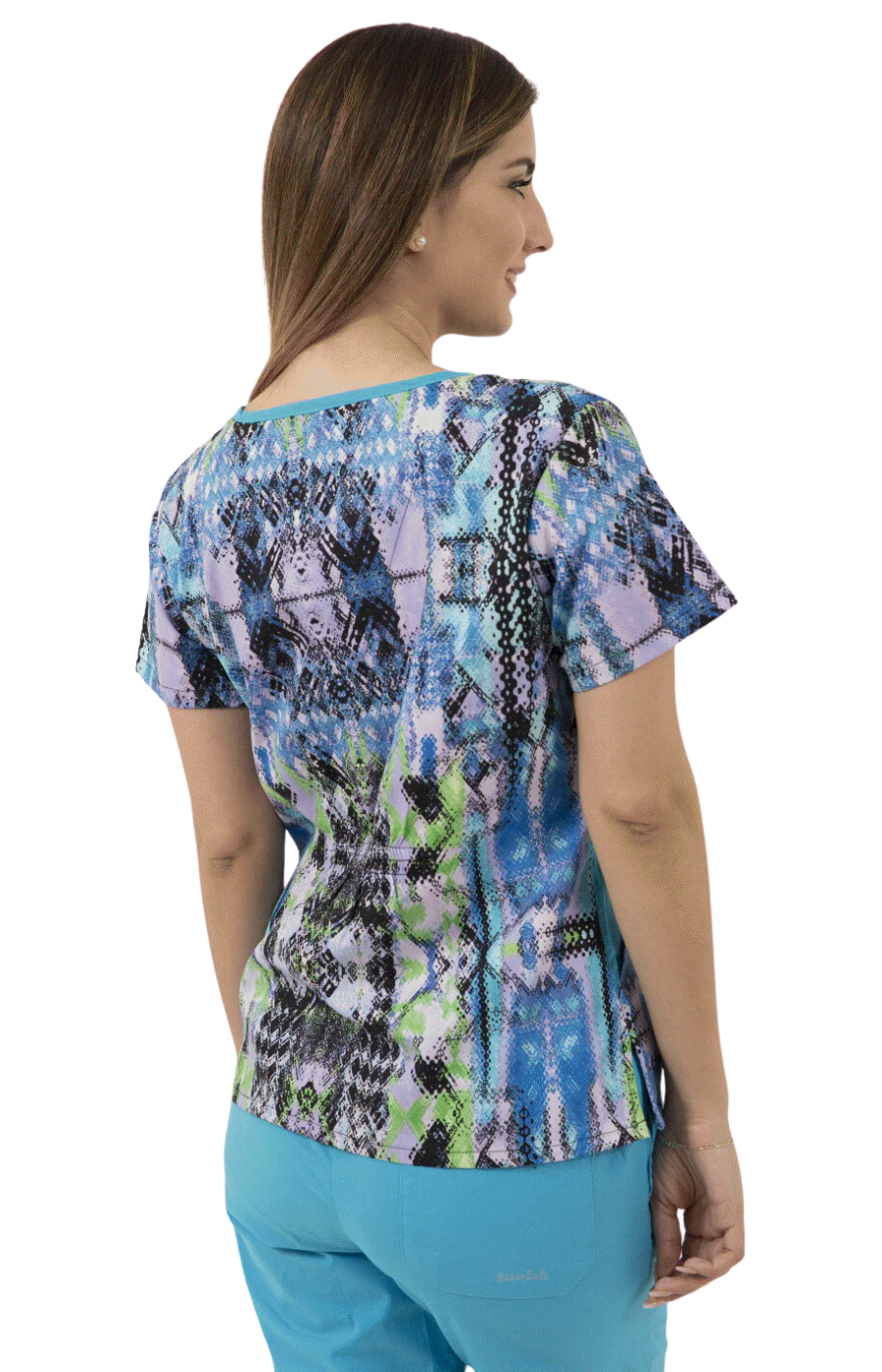 OUT Filipina Mujer Lakhanii Estampada Mod.3454 Tribal Blue