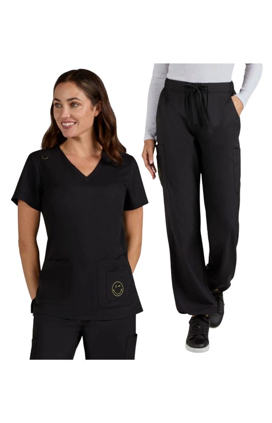 Conj. Mujer Koi X Smiley World Blissful / Jubilant Black