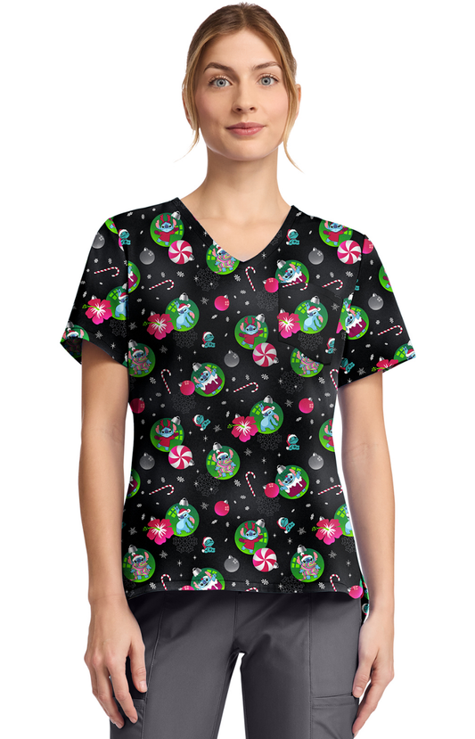 Filipina Mujer Tooniforms A Mod. TF797 LHBU Stitch Navidad