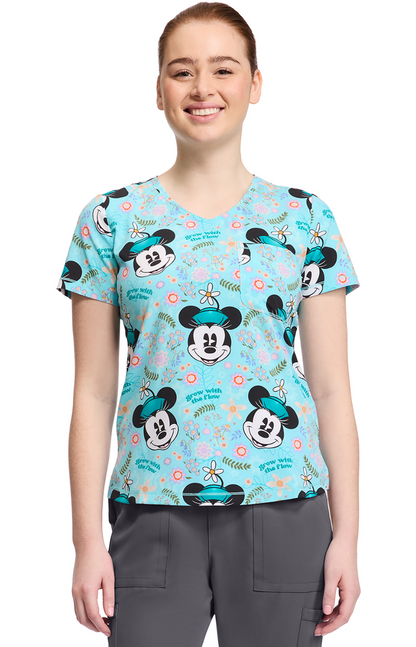 SPRING25 Filipina Mujer Cherokee Tooniforms PFA Mod.TF786MNWS Minnie Mouse