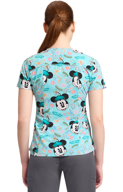 SPRING25 Filipina Mujer Cherokee Tooniforms PFA Mod.TF786MNWS Minnie Mouse