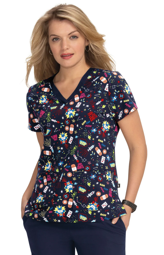 Filipina Mujer Koi French Bull Estampada Mod. Lulu Superhero