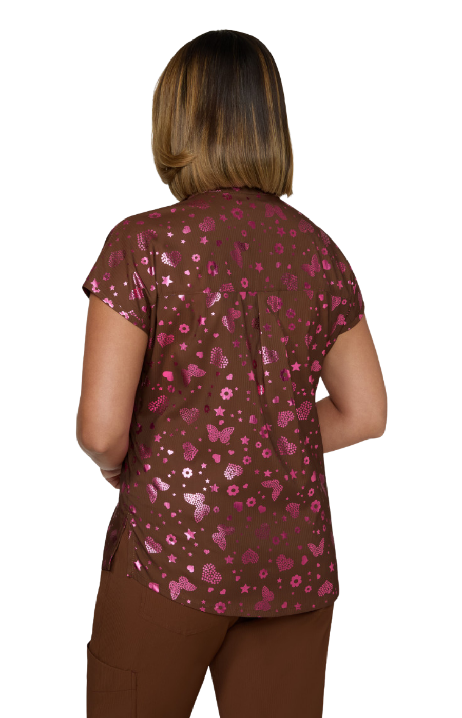 FALL25 Filipina Mujer Koi Lite Estampada Mod. Ari Iridescent Light Bright Walnut