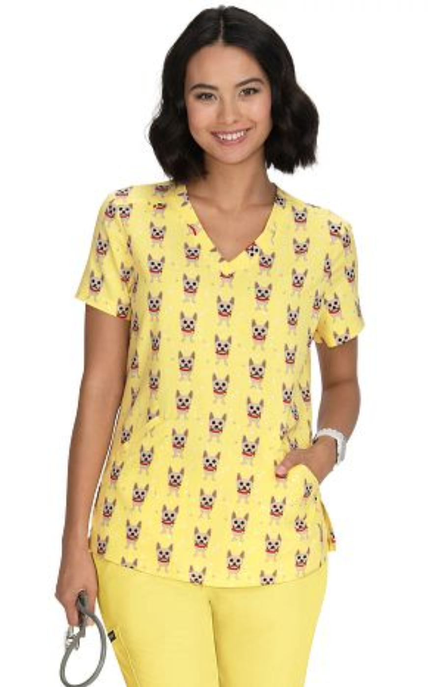 Filipina Mujer Koi French Bull Estampada Mod. Doll Frenchie