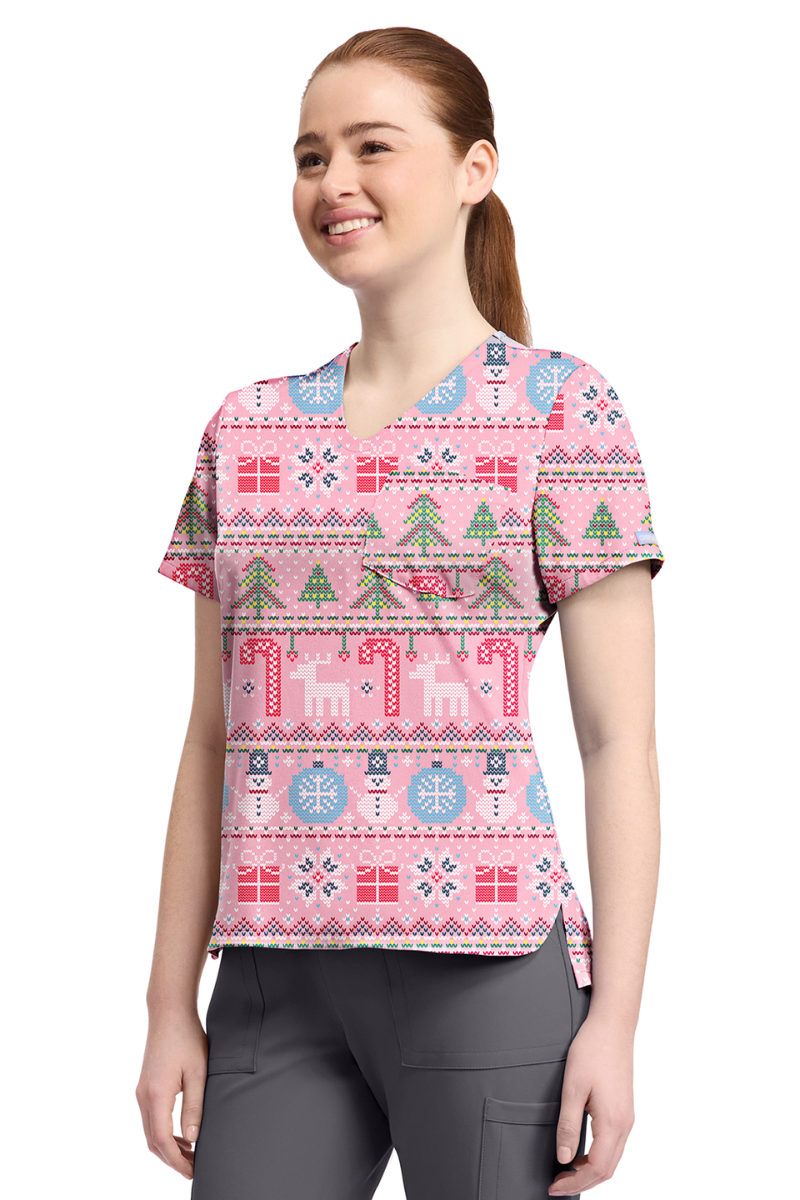 Filipina Mujer Cherokee Prints Navidad Mod. CK857 FSFI Festive Fair Isle
