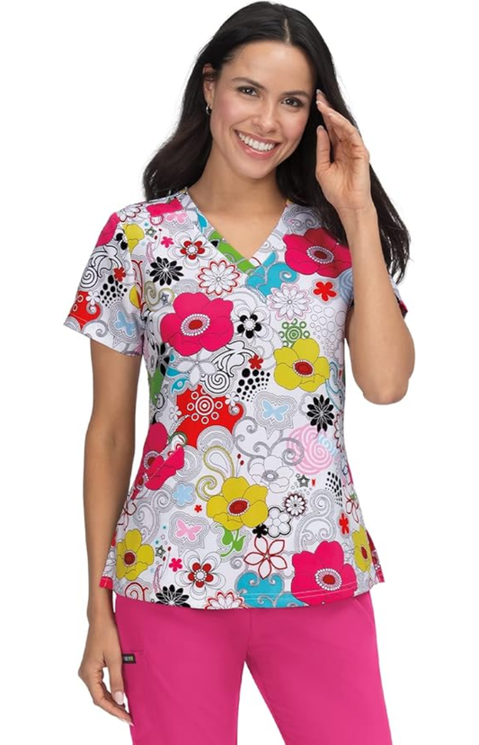 Filipina Mujer Koi French Bull Estampada Mod. Doll Delight Whine