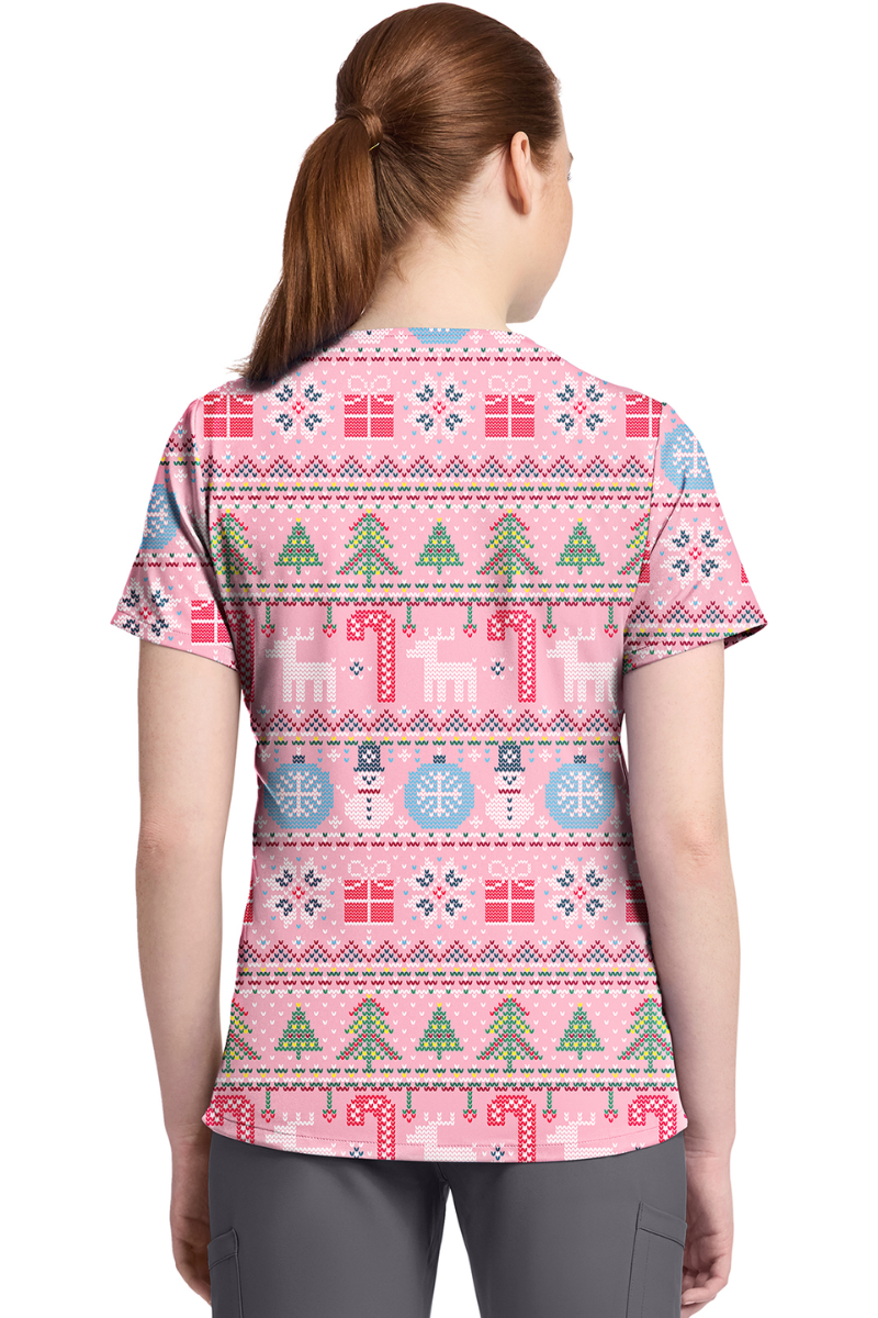 Filipina Mujer Cherokee Prints Navidad Mod. CK857 FSFI Festive Fair Isle