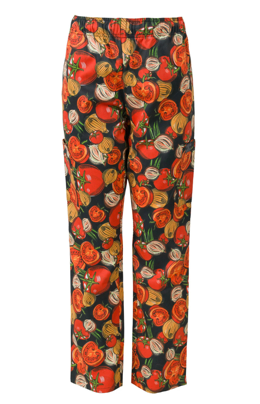 Pantalón Unisex Chef Code Con Jareta y 5 Bolsas Tomato Tomato