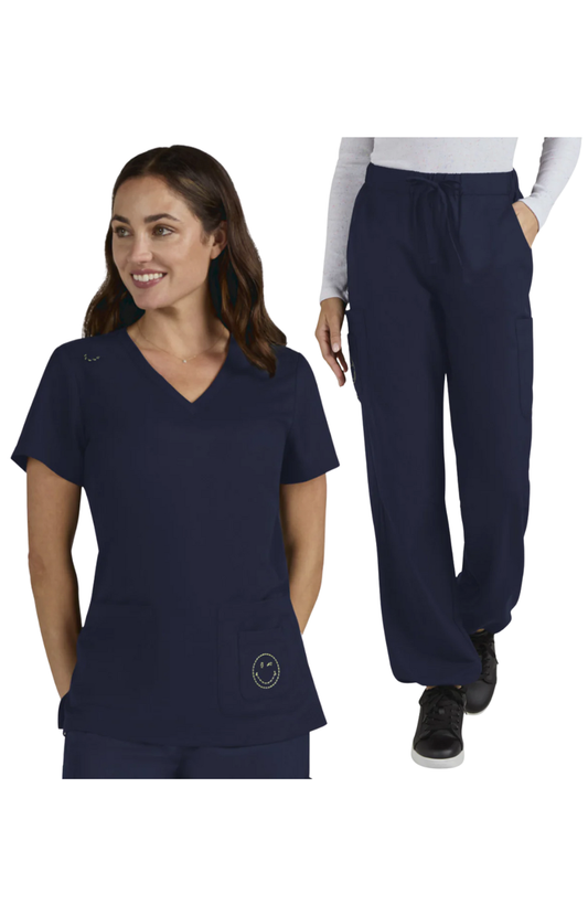 Conj. Mujer Koi X Smiley World Blissful / Jubilant Navy