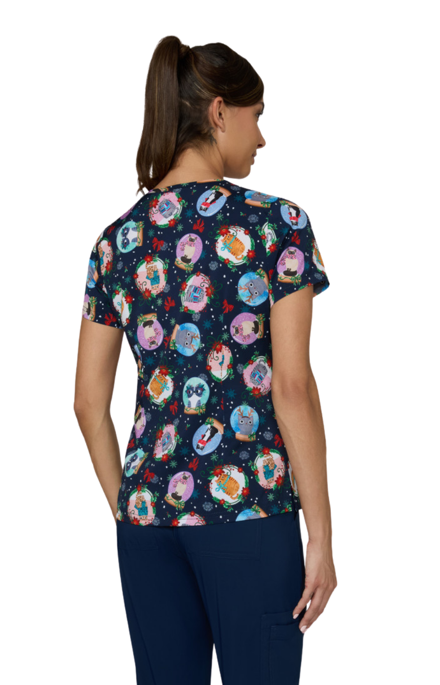 FALL25 Filipina Mujer Koi Artist Series Estampada Mod. Leslie Holiday Cats