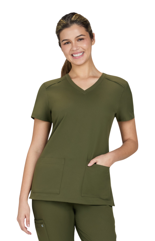 FALL25 Conj. Mujer Koi Cureology Mod. Cardi/Atria Olive