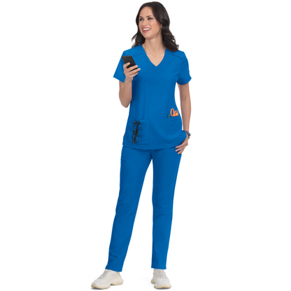Conj. Mujer Koi Cureology Mod. Cardi/Atria Royal Blue