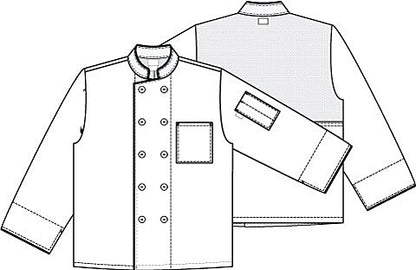 Filipina Chef Dickies Unisex Mod.DC411 Blanco/Az Rey